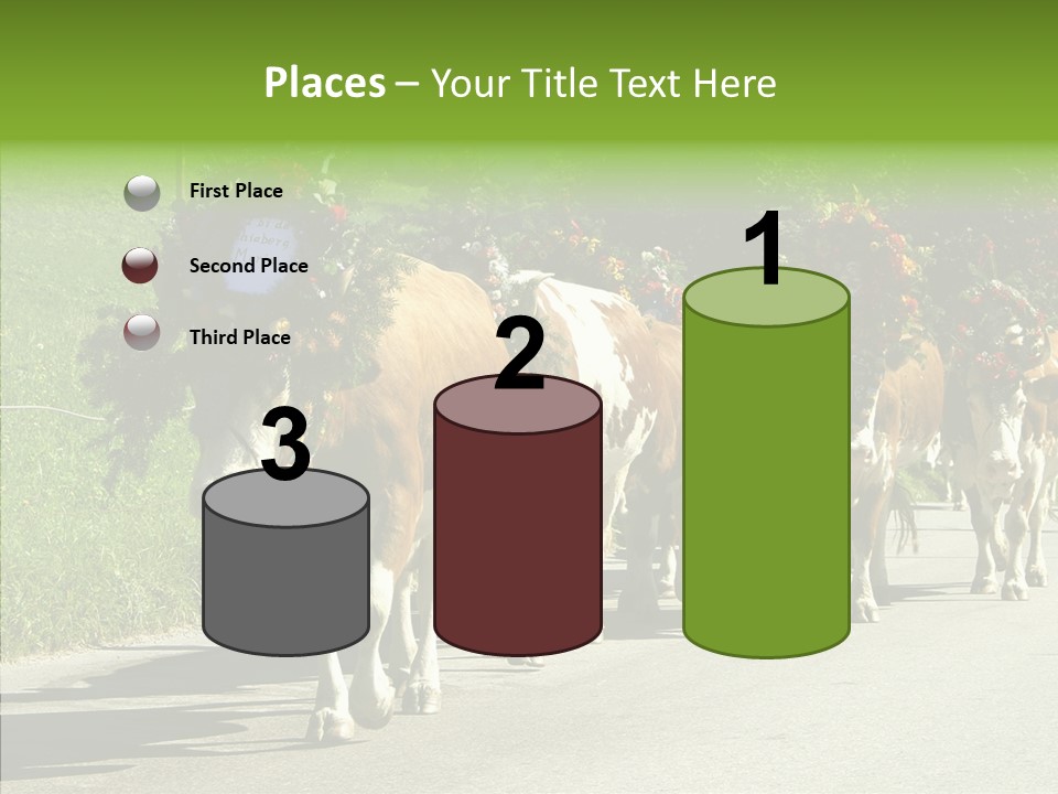 Caregiver Closeup White Background PowerPoint Template