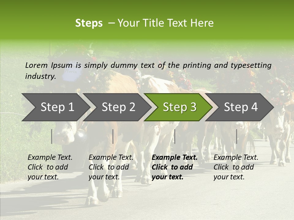 Caregiver Closeup White Background PowerPoint Template