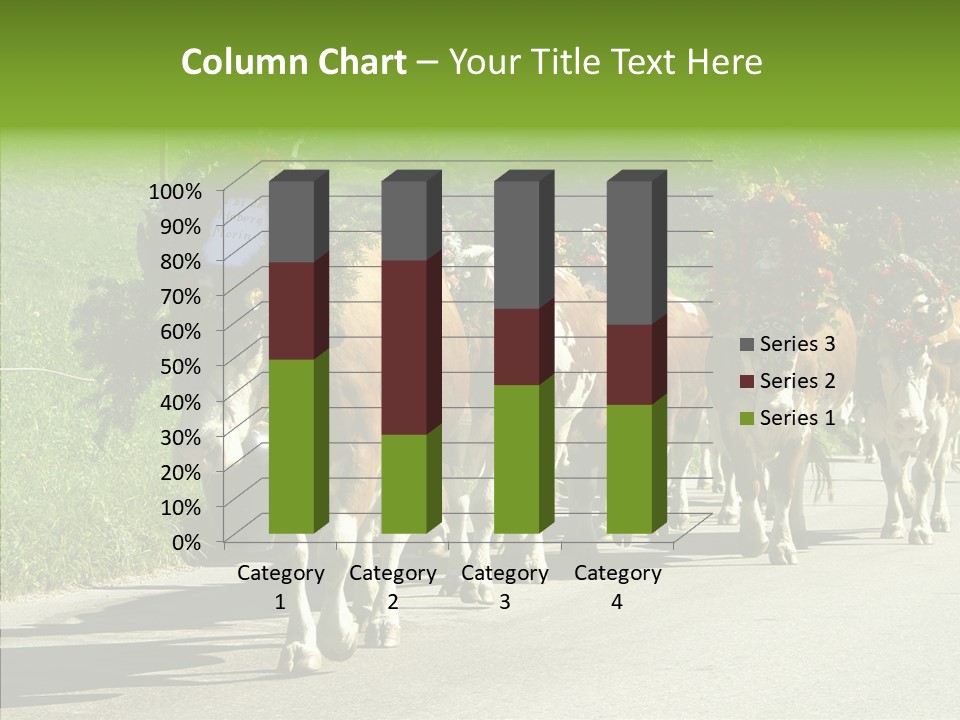 Caregiver Closeup White Background PowerPoint Template