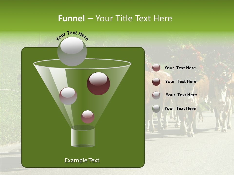 Caregiver Closeup White Background PowerPoint Template