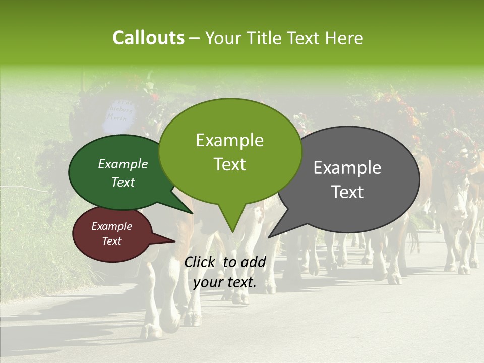 Caregiver Closeup White Background PowerPoint Template