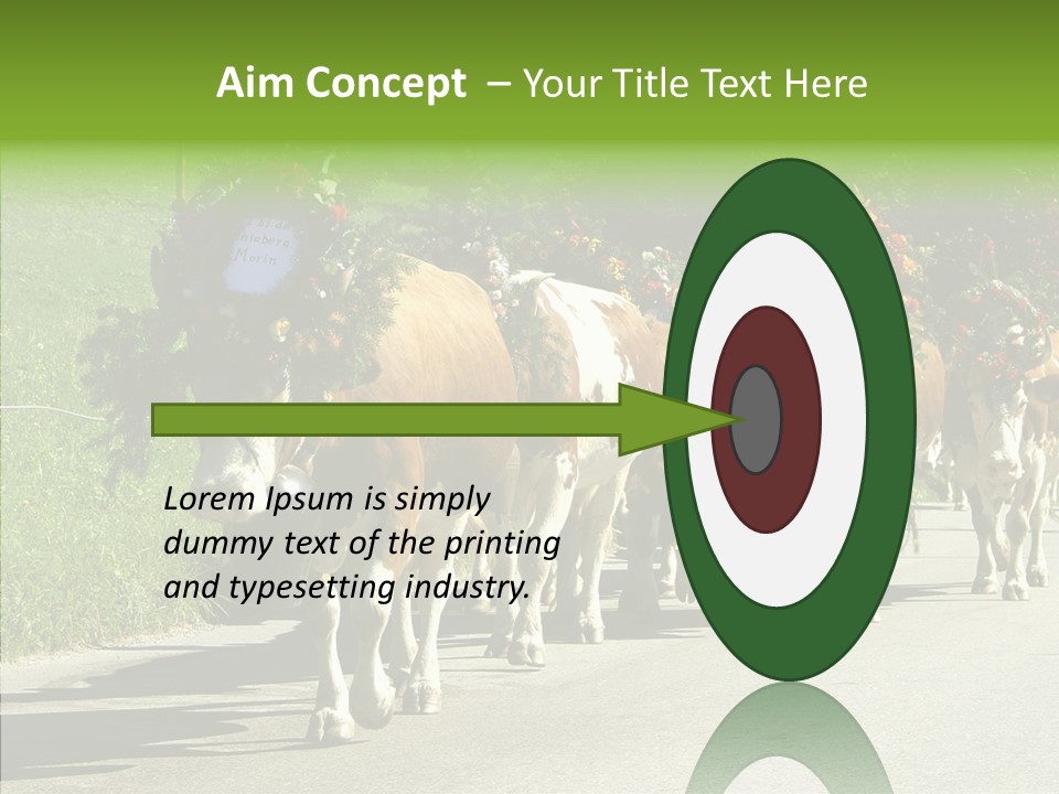 Caregiver Closeup White Background PowerPoint Template