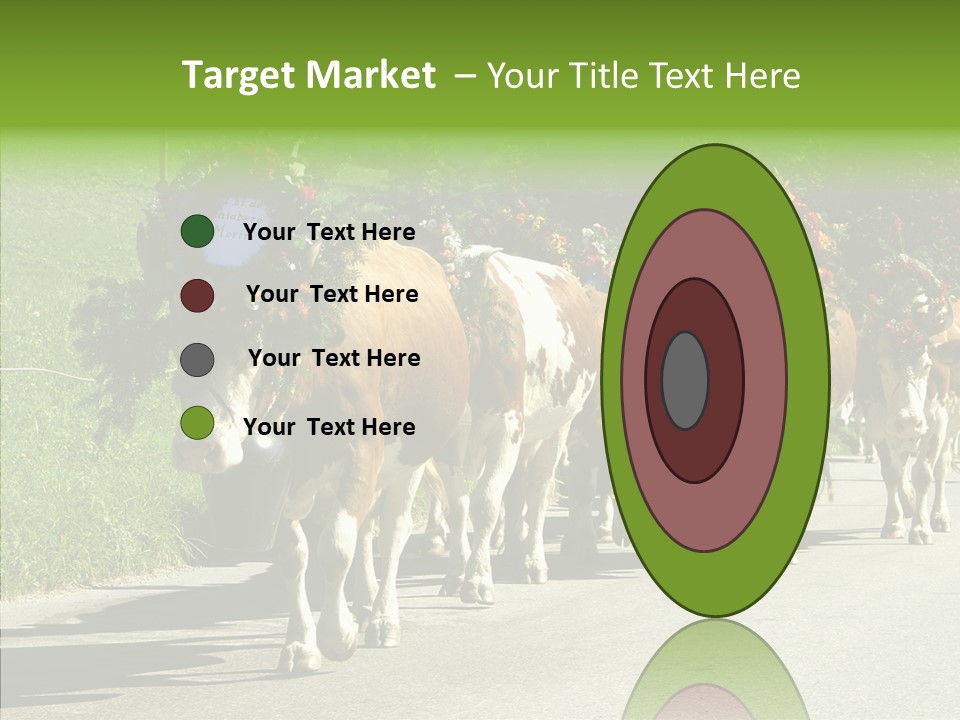 Caregiver Closeup White Background PowerPoint Template