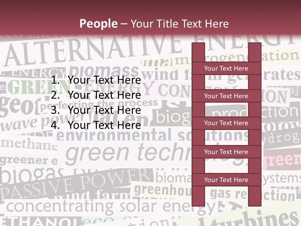 Closeup Old Help PowerPoint Template