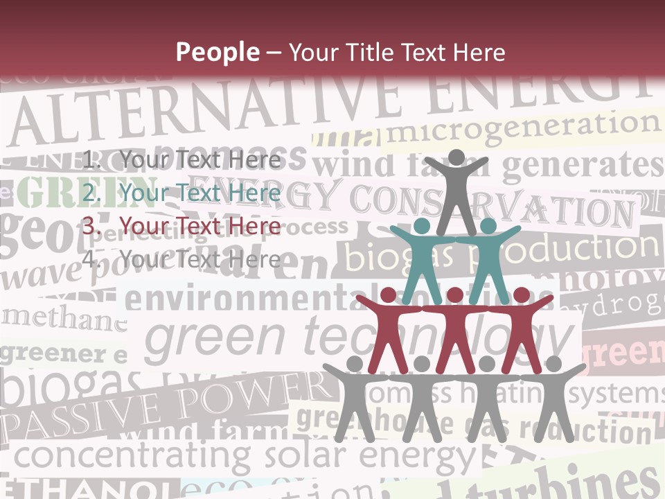 Closeup Old Help PowerPoint Template