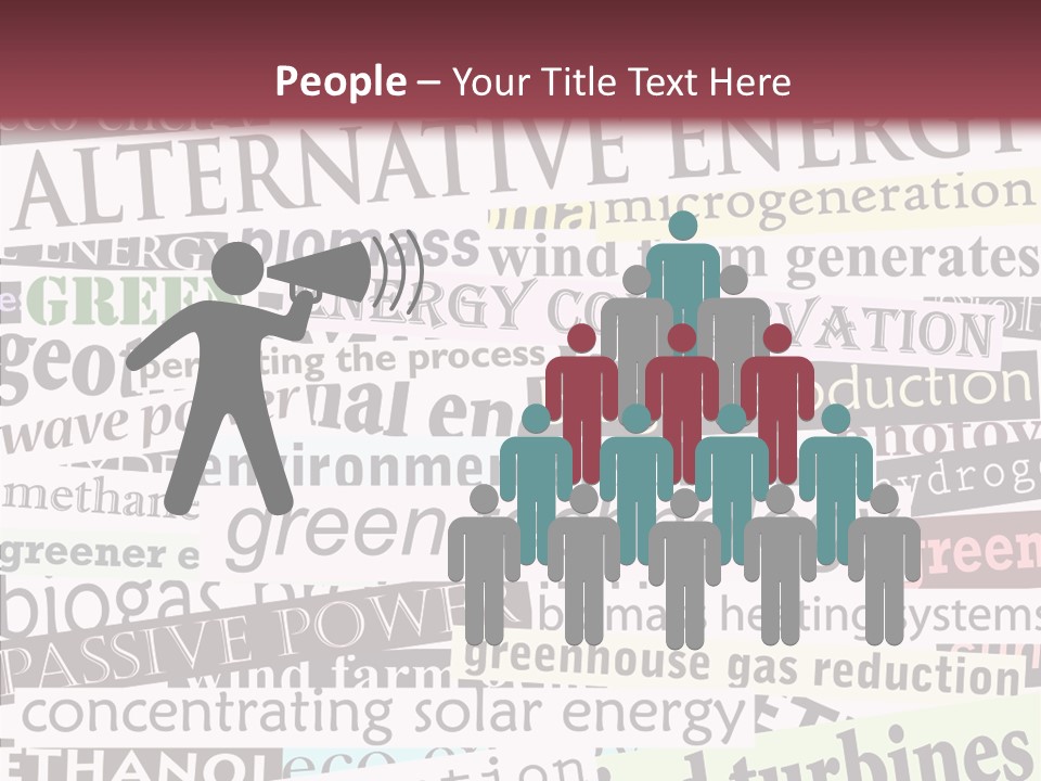 Closeup Old Help PowerPoint Template