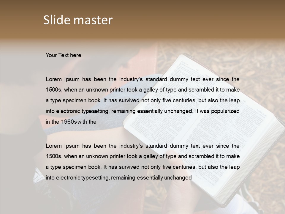 Elderly Old Background PowerPoint Template