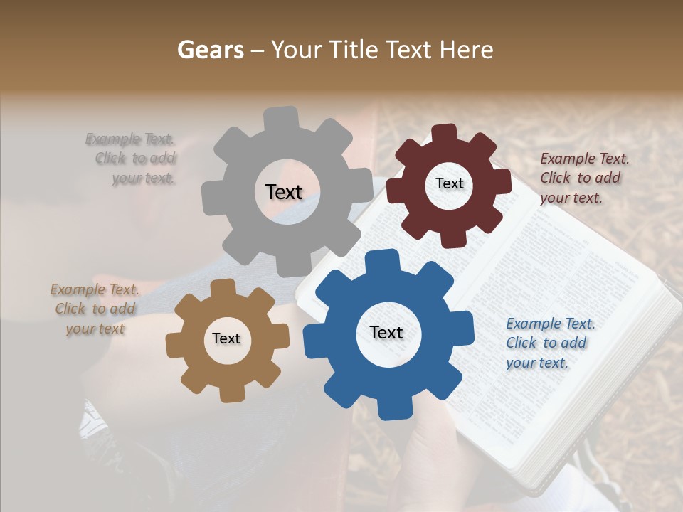 Elderly Old Background PowerPoint Template