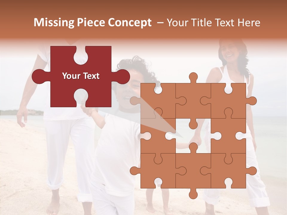 Young Caregiver Finger PowerPoint Template