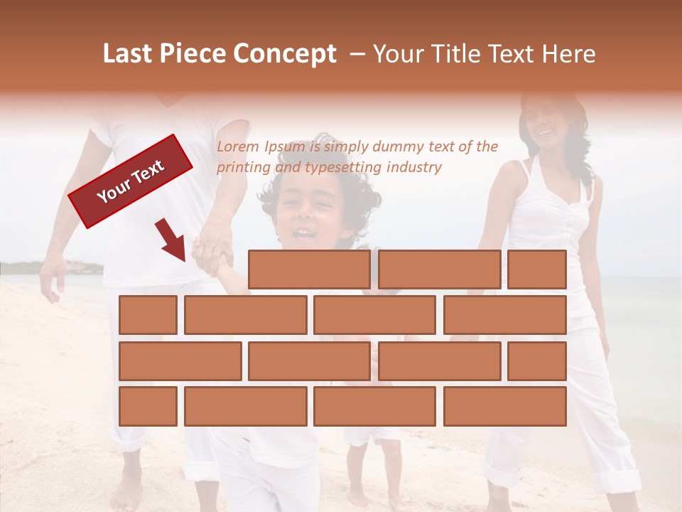 Young Caregiver Finger PowerPoint Template