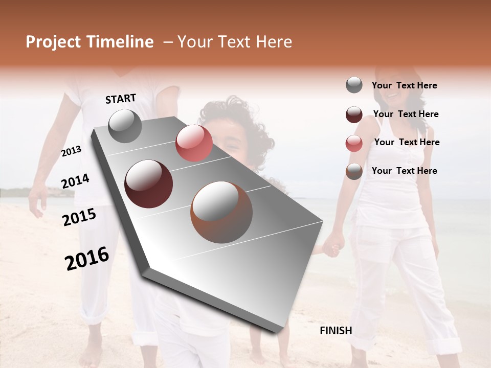 Young Caregiver Finger PowerPoint Template