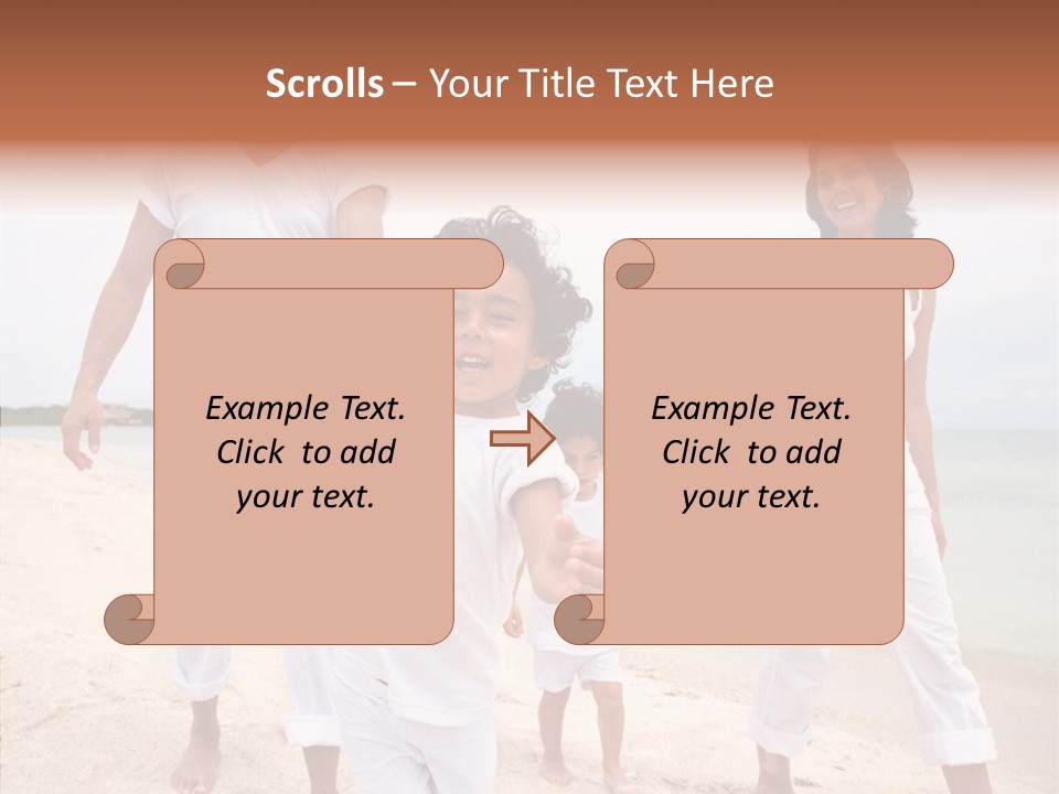 Young Caregiver Finger PowerPoint Template