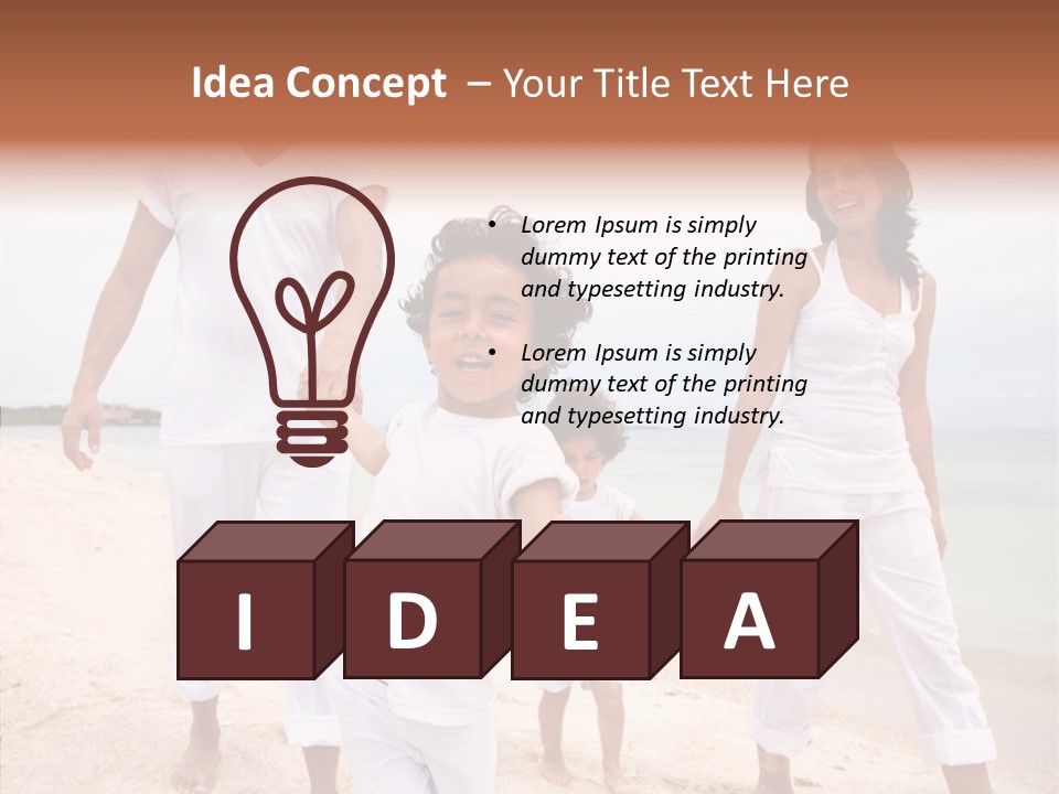 Young Caregiver Finger PowerPoint Template