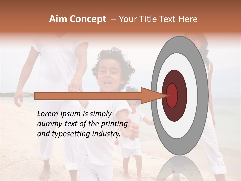 Young Caregiver Finger PowerPoint Template