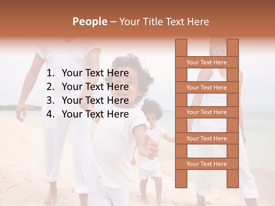 Young Caregiver Finger PowerPoint Template