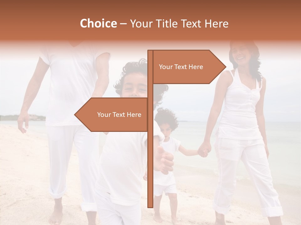 Young Caregiver Finger PowerPoint Template