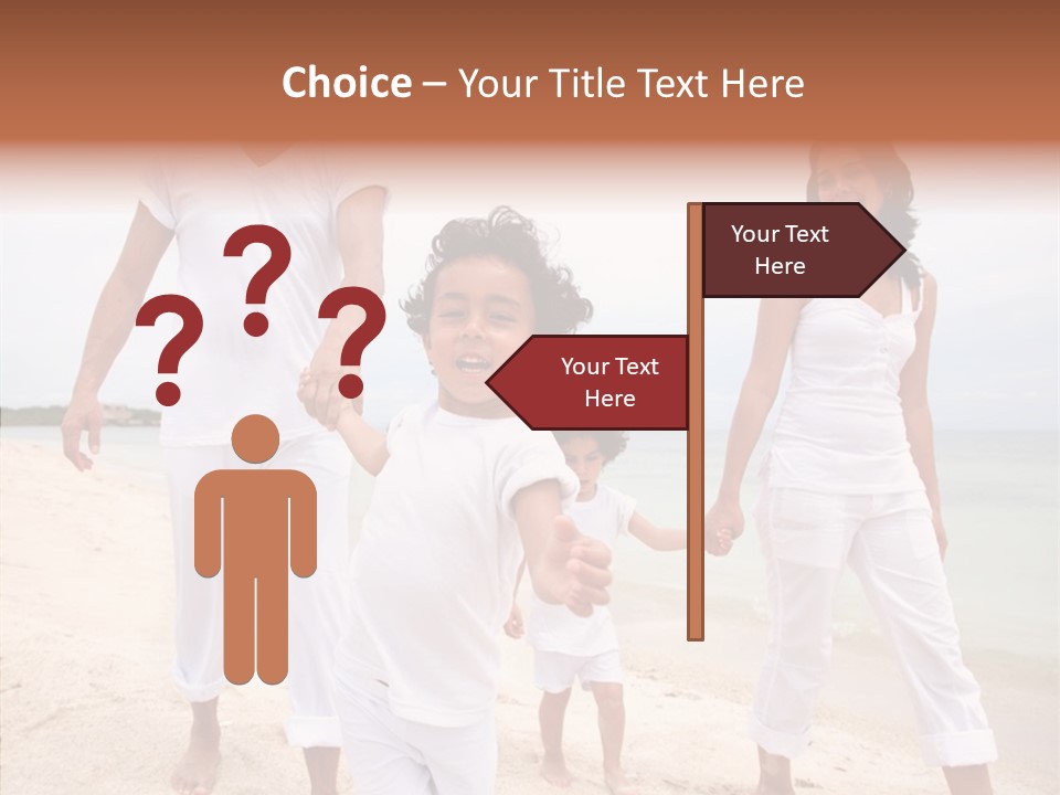 Young Caregiver Finger PowerPoint Template