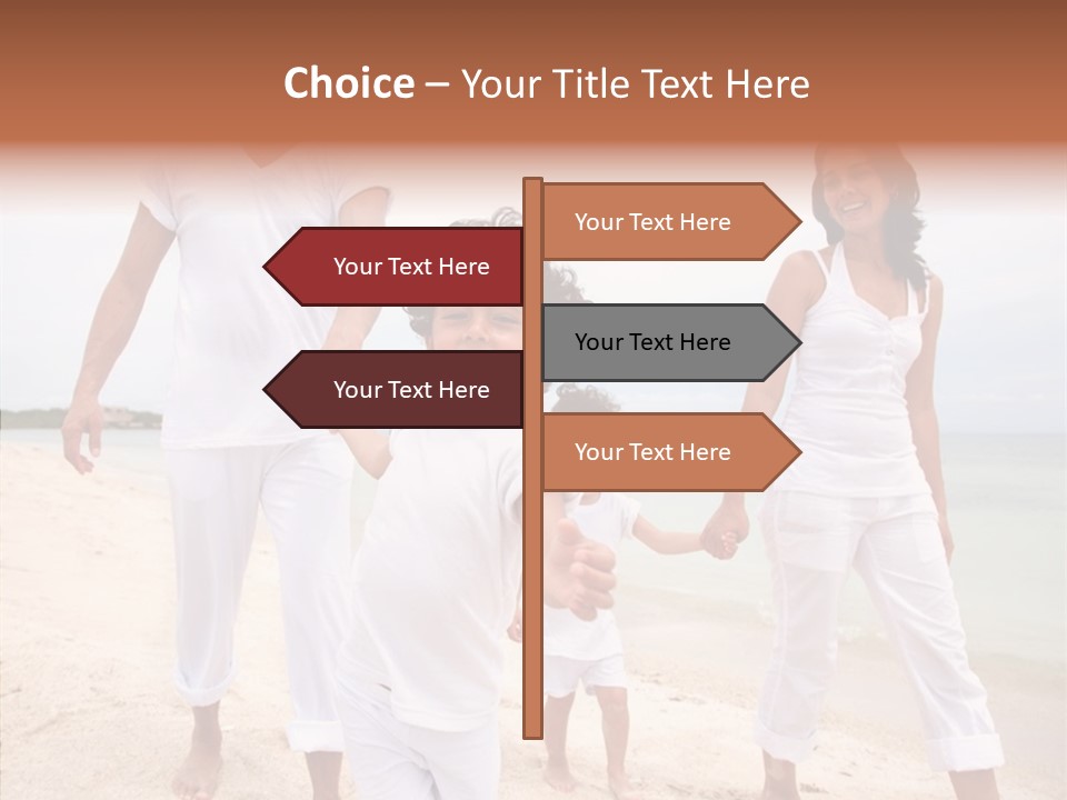 Young Caregiver Finger PowerPoint Template