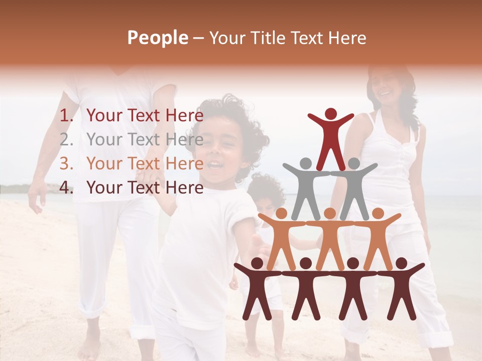 Young Caregiver Finger PowerPoint Template