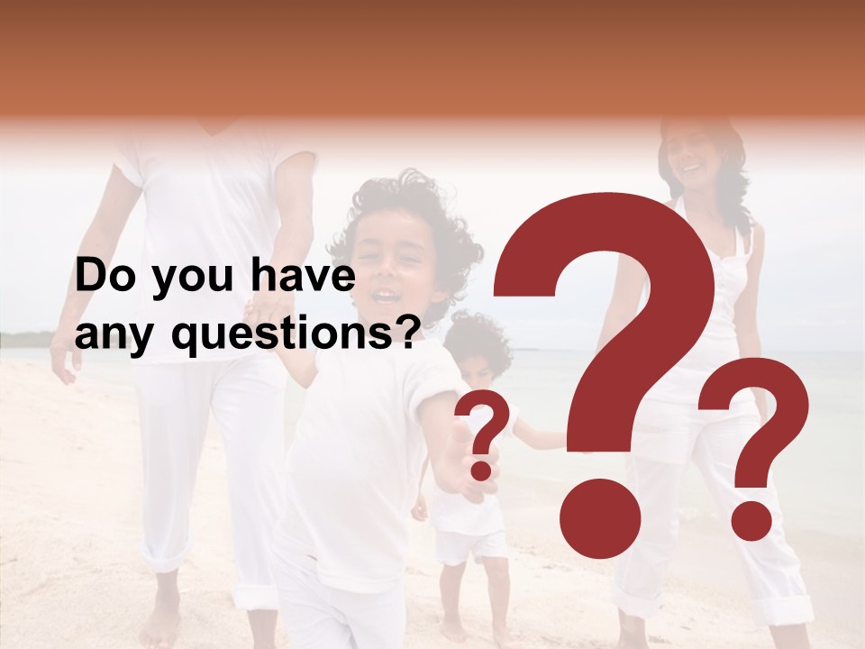 Young Caregiver Finger PowerPoint Template