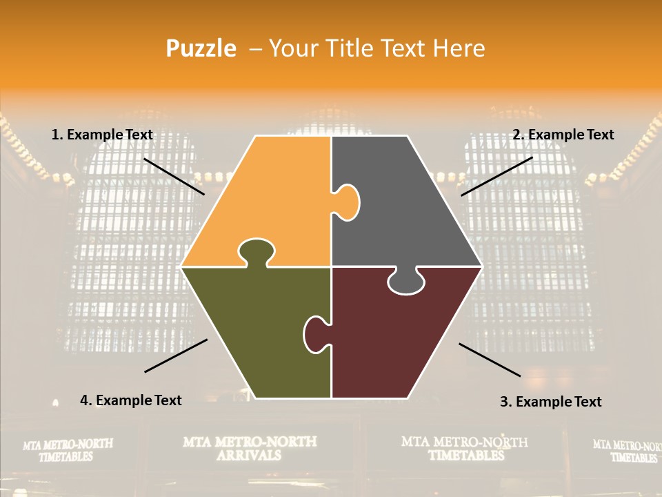 Female Sharing Senior PowerPoint Template