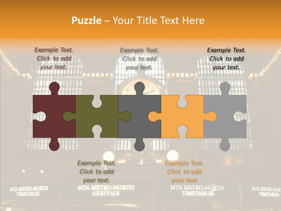 Female Sharing Senior PowerPoint Template