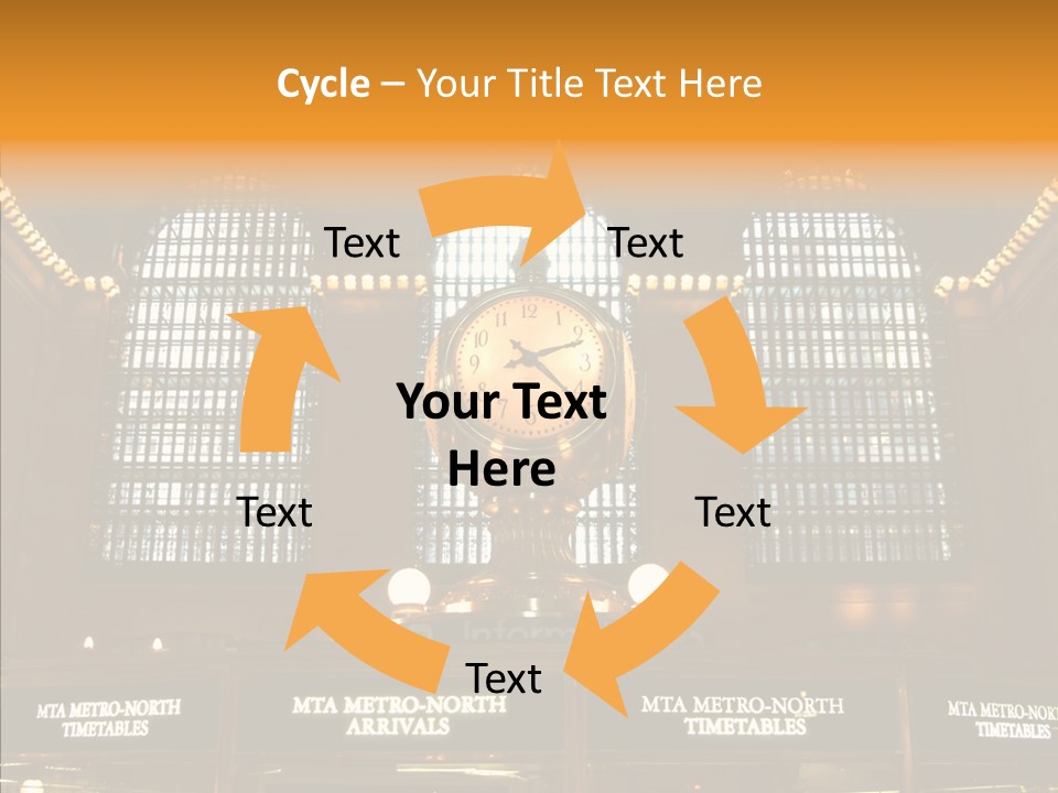 Female Sharing Senior PowerPoint Template