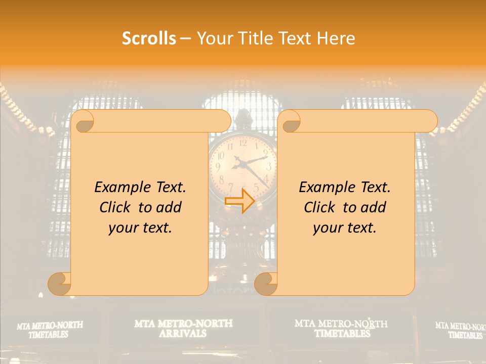 Female Sharing Senior PowerPoint Template