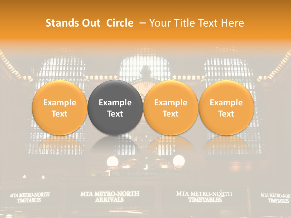 Female Sharing Senior PowerPoint Template