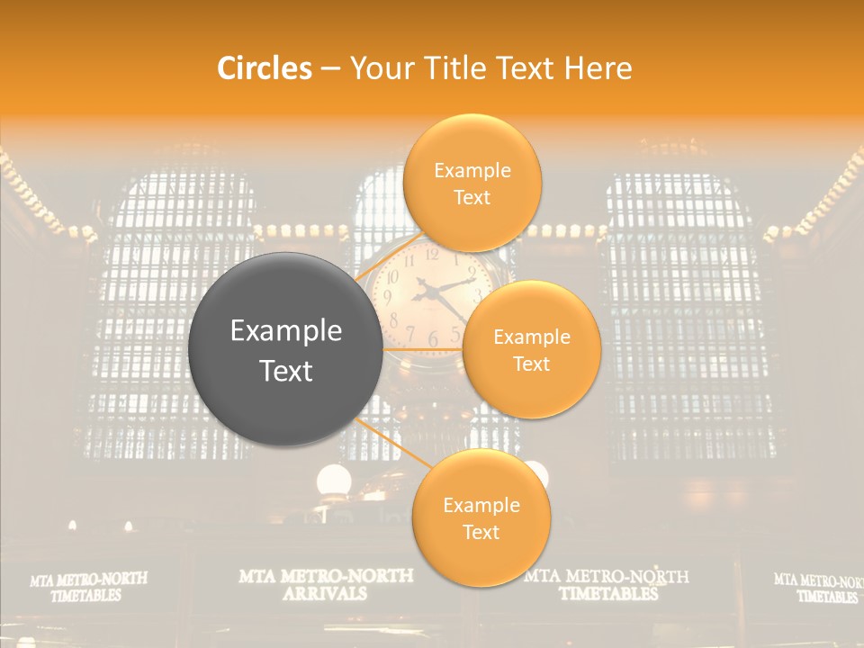 Female Sharing Senior PowerPoint Template