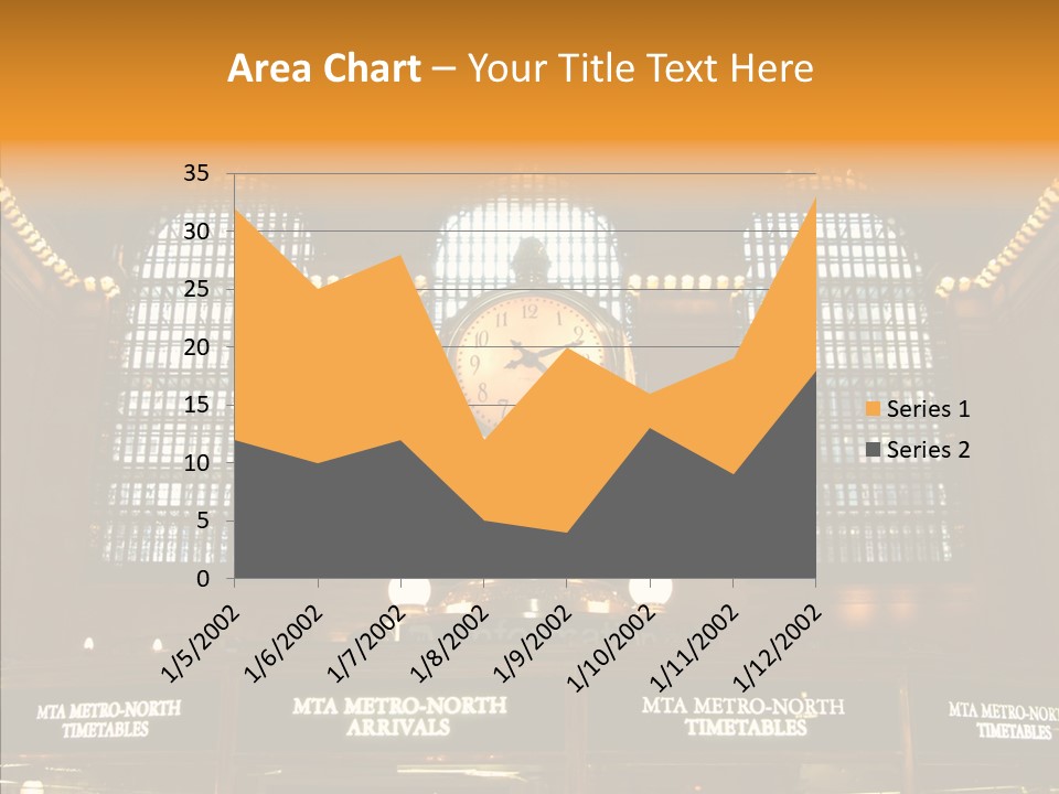 Female Sharing Senior PowerPoint Template