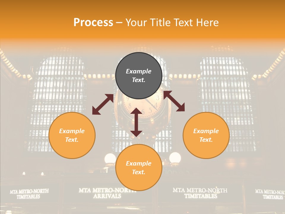 Female Sharing Senior PowerPoint Template