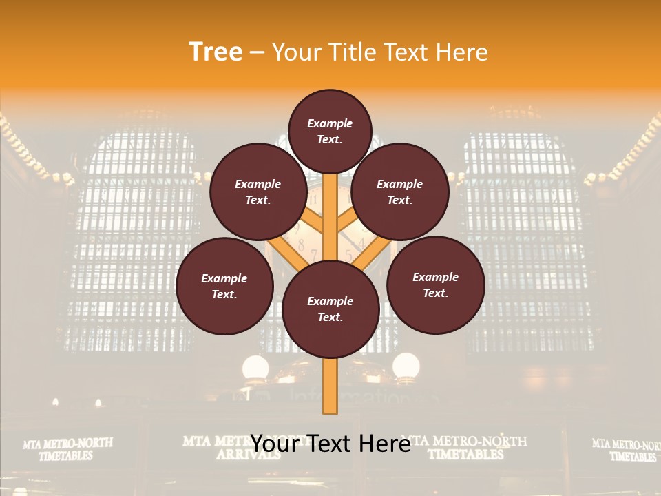 Female Sharing Senior PowerPoint Template