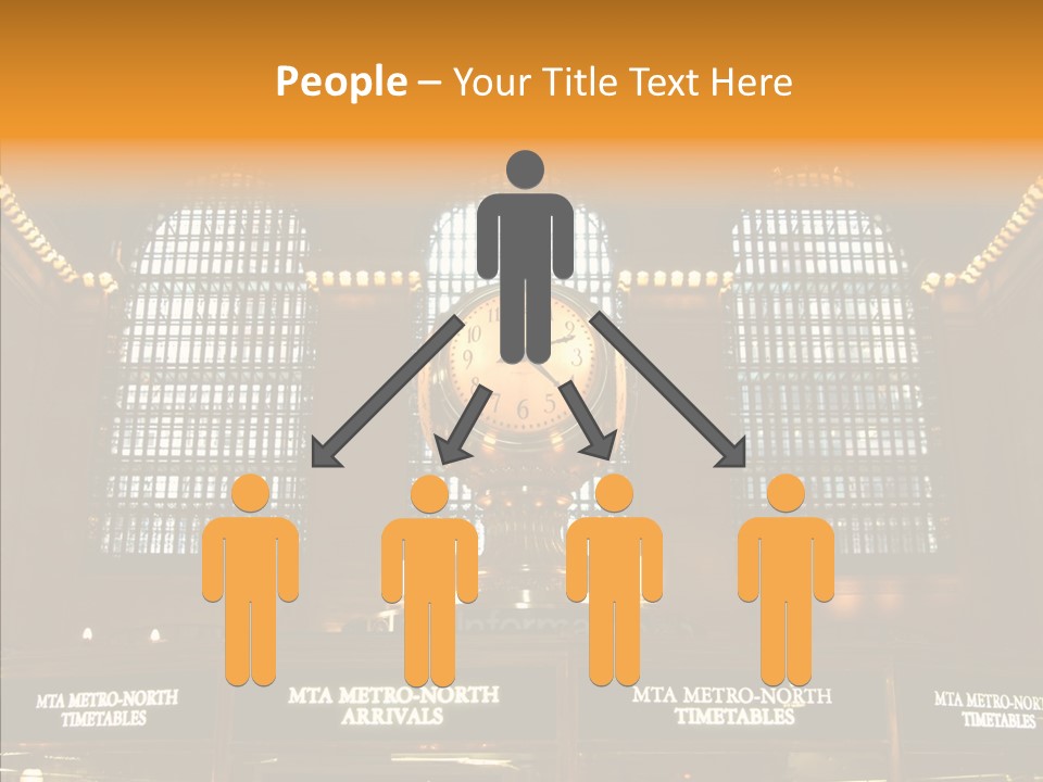 Female Sharing Senior PowerPoint Template