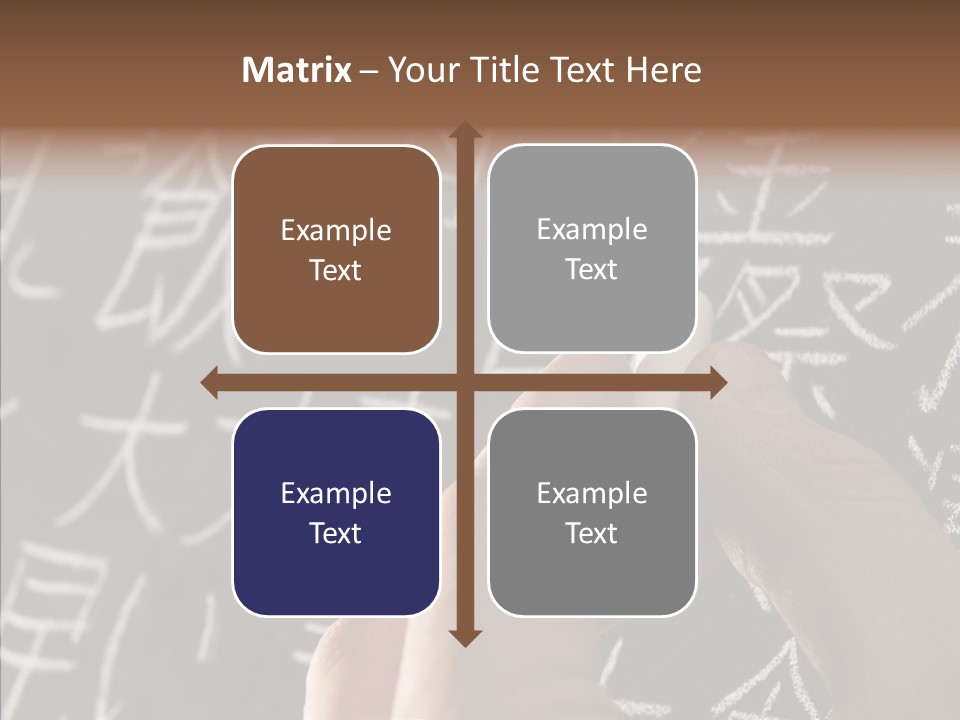 White Finger Sharing PowerPoint Template