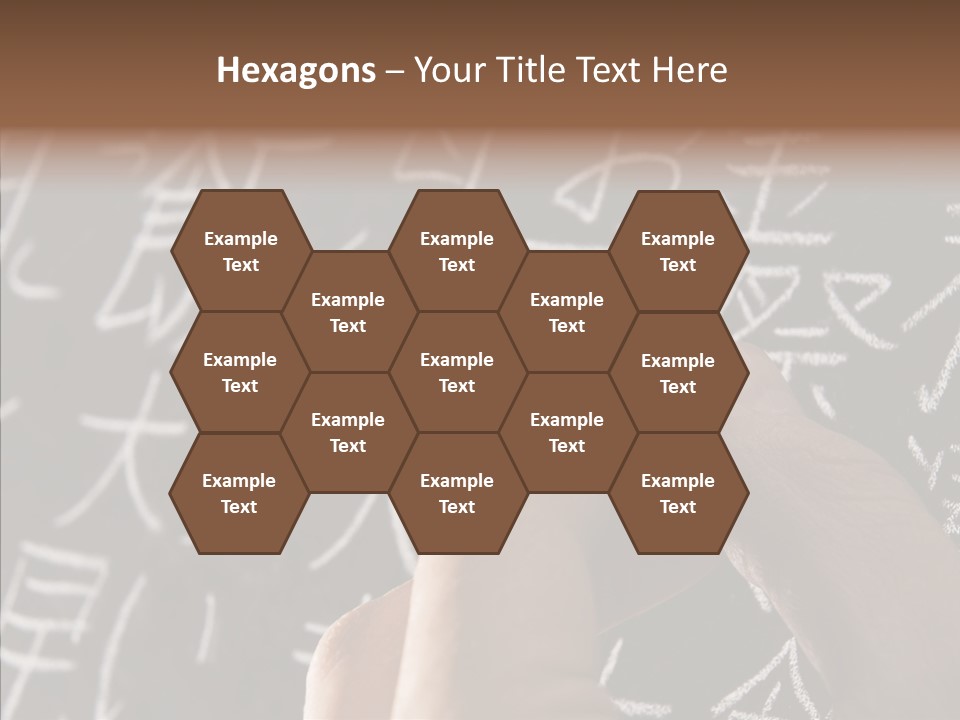 White Finger Sharing PowerPoint Template