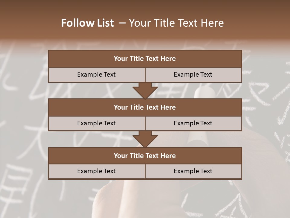 White Finger Sharing PowerPoint Template