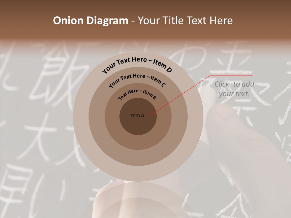 White Finger Sharing PowerPoint Template