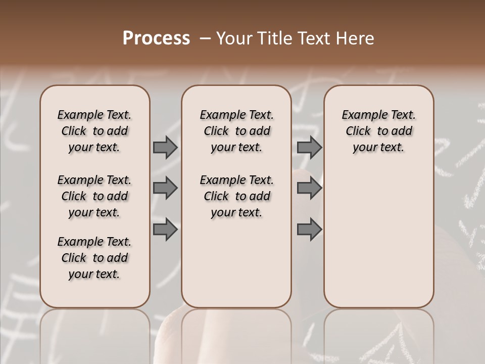 White Finger Sharing PowerPoint Template