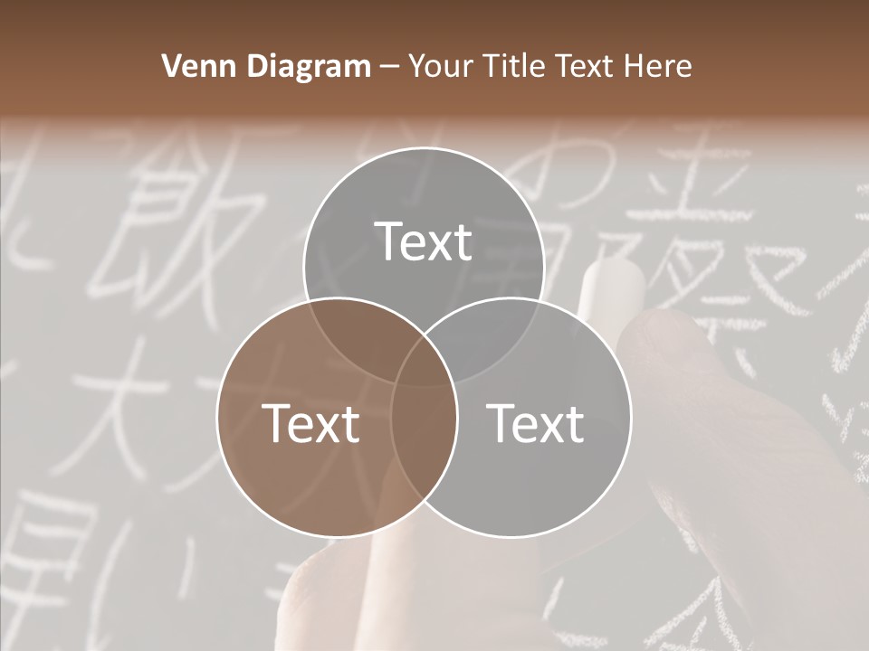 White Finger Sharing PowerPoint Template