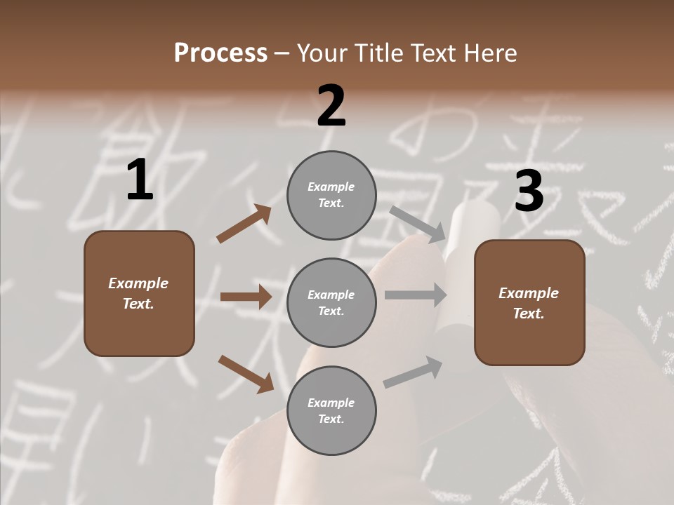 White Finger Sharing PowerPoint Template
