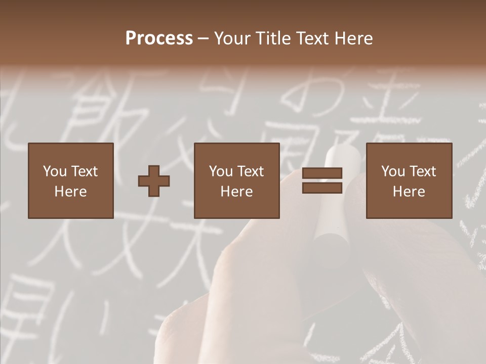 White Finger Sharing PowerPoint Template