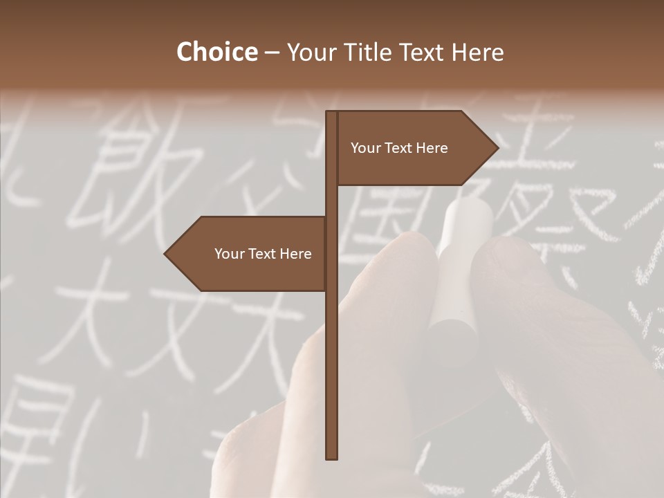 White Finger Sharing PowerPoint Template