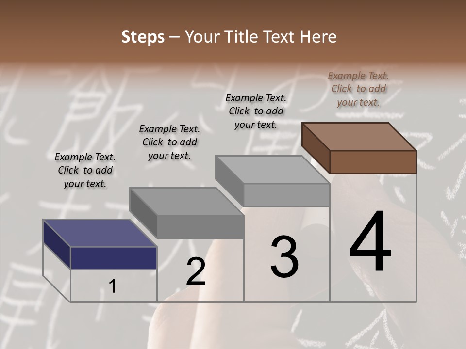 White Finger Sharing PowerPoint Template