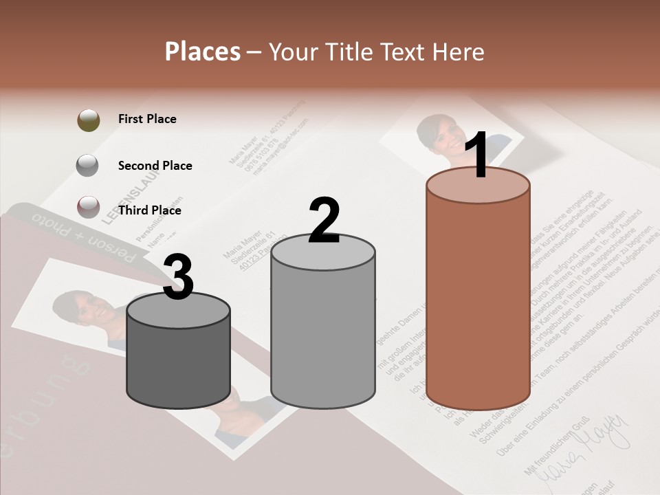 White Holding Hands Close Up PowerPoint Template