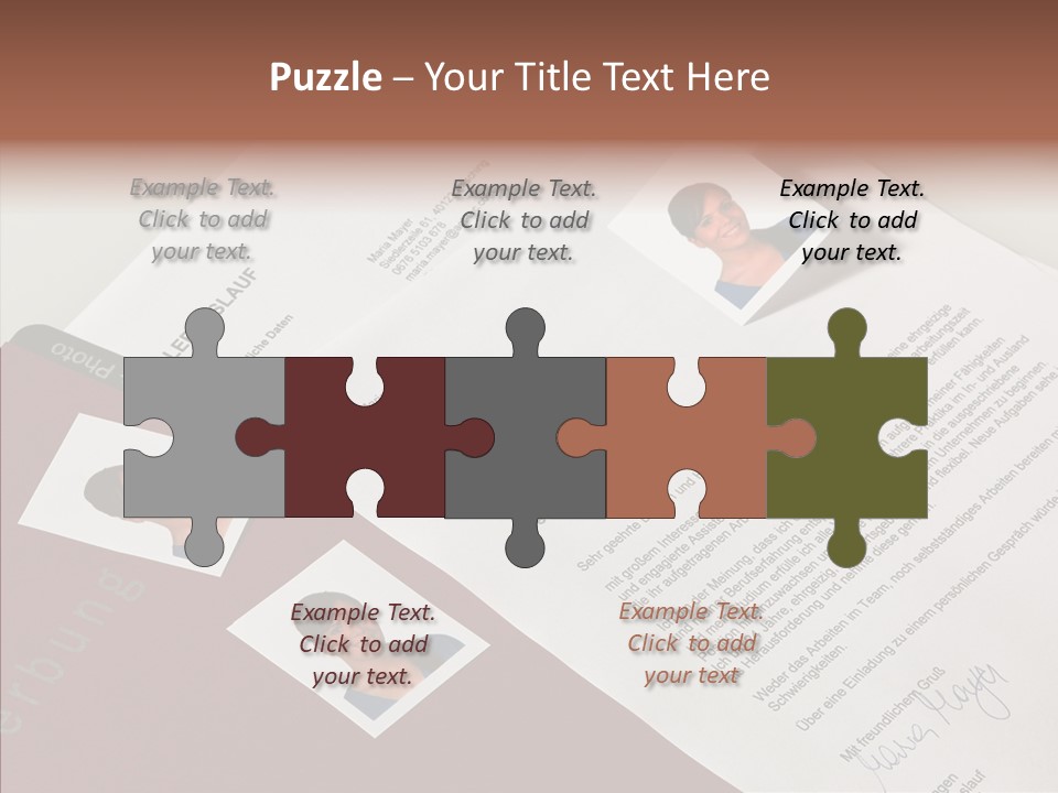 White Holding Hands Close Up PowerPoint Template