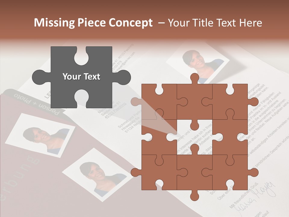 White Holding Hands Close Up PowerPoint Template