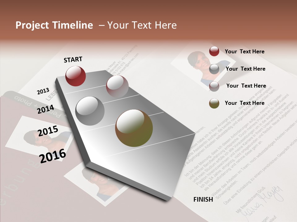White Holding Hands Close Up PowerPoint Template