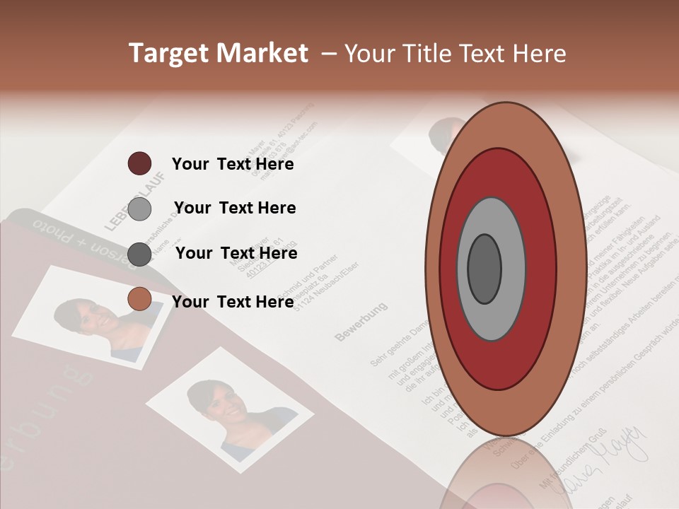 White Holding Hands Close Up PowerPoint Template