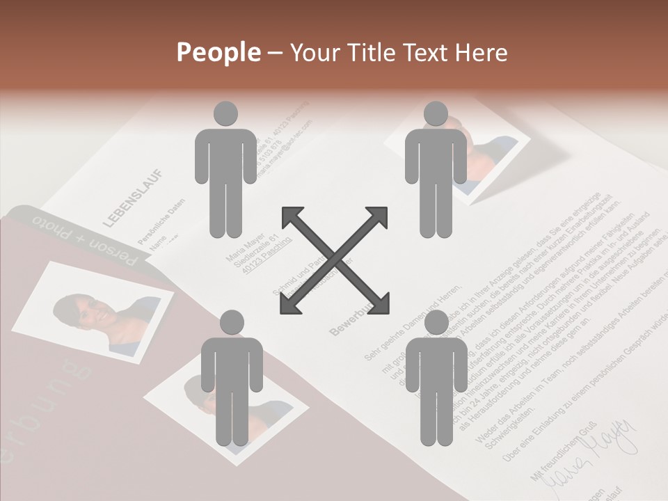 White Holding Hands Close Up PowerPoint Template